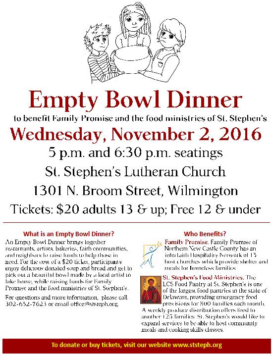 Stephen s is one of the largest food pantries in the state of Delaware, providing emergency food provisions for 800 families each month.