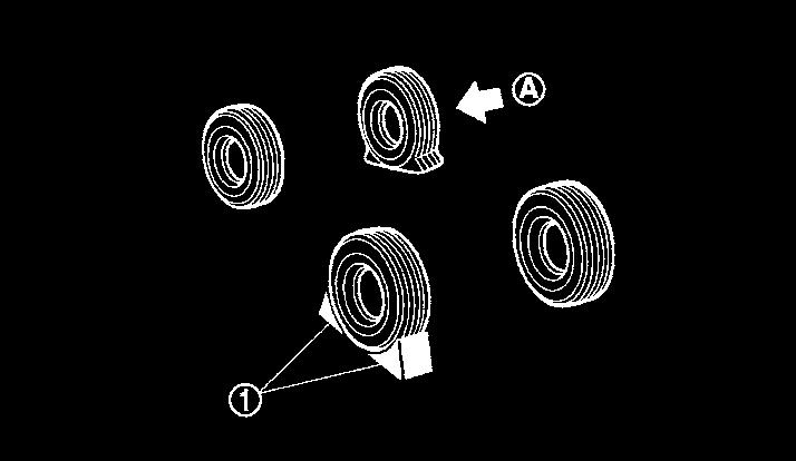 Εργαλεία (όπου υπάρχει) ΑΛΛΑΓΗ ΣΚΑΣΜΕΝΟΥ ΕΛΑΣΤΙΚΟΥ Τακάρισμα των τροχών 1 Μπουλονόκλειδο 2 Γάντζος ρυμούλκησης Για την χρήση του γάντζου ρυμούλκησης: Δείτε, «Ρυμούλκηση αυτοκινήτου» παρακάτω 3 Γρύλος