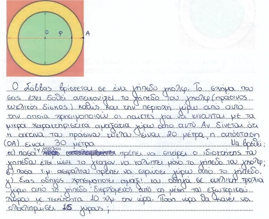 κόστος που απαιτείται για να στρωθεί με πέτρα μία συγκεκριμένη επιφάνεια.