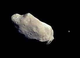 Εικόνα 3 Ο 243 Ίδη και ο δορυφόρος του Δάκτυλος φωτογραφημένοι το 1993. Γ.