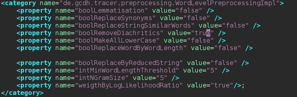 Preprocessing 2) Removing diachritics Hint: