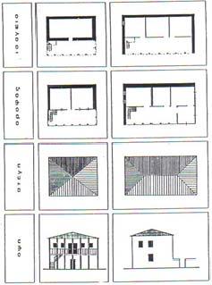 Α.2.2. Τυπολογία λειτουργία Η μελέτη των οικιστικών συνόλων και των μεμονωμένων κτιρίων έχει δείξει ότι η συγκρότηση των κτιρίων ακολούθησε κάποιες σταθερές χωρικές διατάξεις.