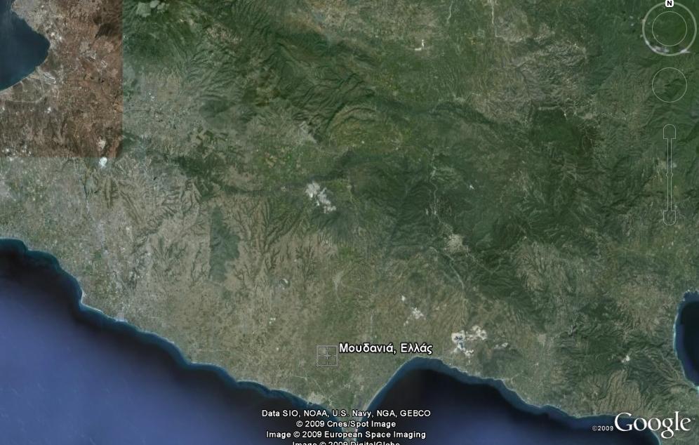 Σχήμα 4.2: Διαχωρισμός λοφώδους και πεδινής περιοχής. Στον πίνακα 4.
