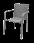 Καρέκλα μεταλλική-rattan