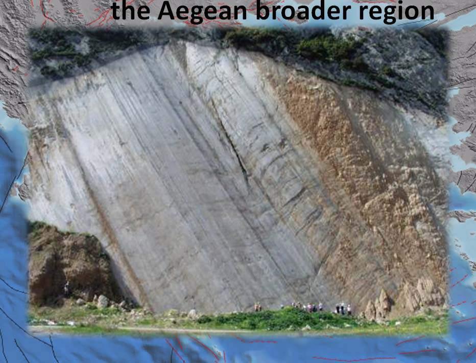 Seismic Faults and Earthquake Ground Deformation in the Aegean broader