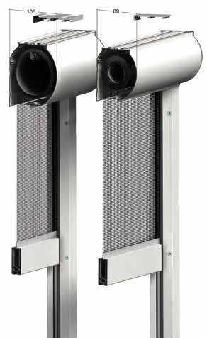passage, blockout or total blockout fabrics Wireless remote control Control limit termination unit CUBO ROND Πανί σίτας Το