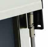 insect screens of large size. Available in black or grey color and applied to the CUBO and ROND series.