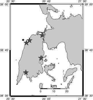 Κεφάλαιο 3: Φαινόμενα ρευστοποίησης στον ελλαδικό χώρο 3.1 Ο σεισμός της Λευκάδας (14/08/03 Μs=6.4) 3.1.1 Γενικά στοιχεία Ο σεισμός της Λευκάδας έγινε στις 14 Αυγούστου 2003 (05:14:53.