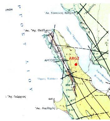 3.3.2 Γεωλογικά στοιχεία Τα χαρακτηριστικά των εδαφικών σχηματισμών στις περιοχές των σεισμών προέκυψαν μετά από εκτεταμένη γεωτεχνική διερεύνηση, επιτόπου αυτοψίες και διάνοιξη γεωτρήσεων στις