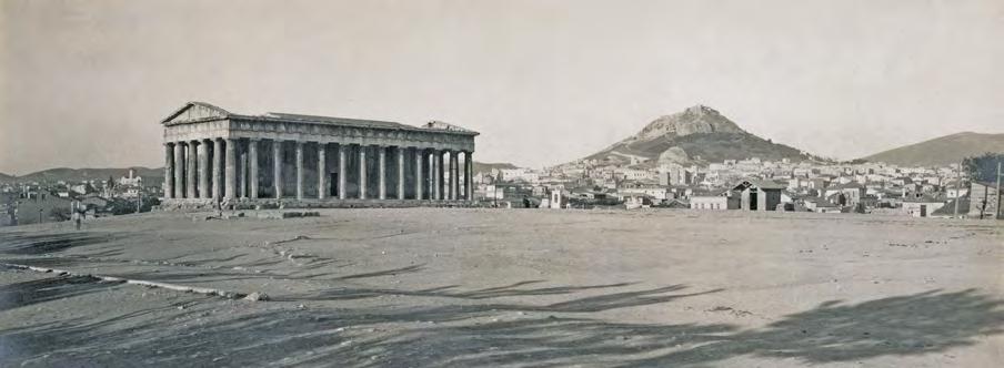 Λυκαβηττός The temple of Hephaistos and Lycabettus hill