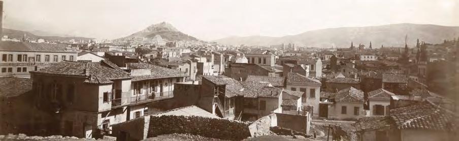 Αθηνών From the bell tower of the Cathedral of Athens James William Stillman 1869 Γενική άποψη της Αθήνας από τον