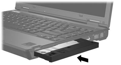 Μονάδα σκληρού δίσκου MultiBay II Το MultiBay II δέχεται προαιρετικές µονάδες που περιλαµβάνουν σκληρό δίσκο µε συνδεµένο προσαρµογέα.