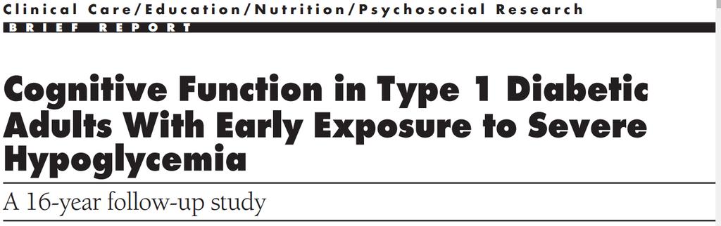 Επανεξέταση 28 παιδιών με ΣΔτ1 & σοβαρές υπογλυκαιμίες (και 28 παιδιών