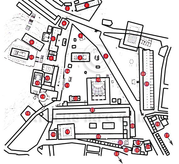 ΚΕΦΑΛΑΙΟ 2 Η ΠΕΡΙΟΧΗ ΜΕΛΕΤΗΣ Λόφος Αγοραίου Κολωνού B Παναθηναϊκή Οδός 2 η Οδός 3 η Οδός Χάρτης 1: Χάρτης της Αρχαίας Αγοράς [14] Map 1: Map of the Agora [14] 2.2. Η ΑΡΧΑΙΑ ΑΓΟΡΑ Από την προϊστορική εποχή (3500 π.