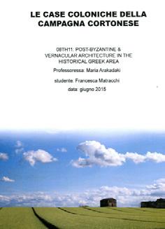 188 Purpose of the course is the independent body of research concerning the procedure and the phases, the methods and its techniques.