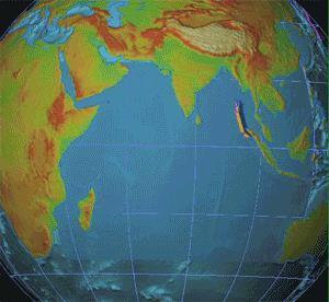 Ινδικός Ωκεανός, 26 Δεκεμβρίου 2004 Υποθαλάσσιος σεισμός βύθισης