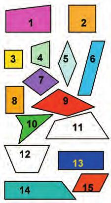 Δραστηριότητα 1η Πώς ονομάζονται τα σχήματα που έχουν τέσσερις πλευρές;... Όλα τα σχήματα που φαίνονται δίπλα έχουν τέσσερις πλευρές.