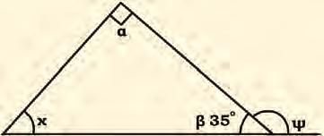 1ο Να υπολογίσεις (χωρίς να χρησιμοποιήσεις το μοιρογνωμόνιο) το μέγεθος των γωνιών χ και ψ στο σχήμα. Λύση Πρόβλημα Απάντηση:.