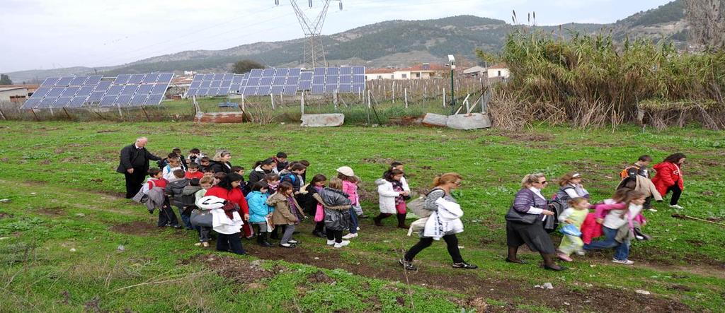 Δραστηριότητες του προγράμματος Οι μαθητές σχηματίζουν ομάδες εργασίας και επισκέπτονται χώρους παραγωγής ενέργειας (υποσταθμό