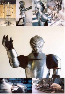 Οι πρώτες κατασκευές O Nτα Βίντσι (1452-1519) σχεδίασε ένα ανθρωπόμορφο ρομπότ που