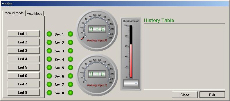 25 - Τα δύο παράθυρα του Hardware menu iii. Modes Στο κεντρικό panel η ϖρώτη εϖιλογή του µενού είναι η εϖιλογή Modes.