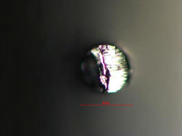 6.3 Αποτελέσματα παρατήρησης σε οπτικό μικροσκόπιο 6.3.1 Σύρματα Κράματος Ni-Ti Όπως προαναφέρθηκε, για τον ακριβή