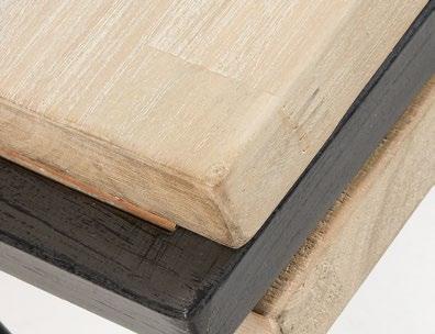 Coffee table with solid