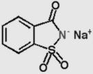 Γλυκαντικά Ασπαρτάμη E number (additive code) E951 Γλυκύτητα ζάχαρης x 180 Σακχαρίνη Γλυκύτητα