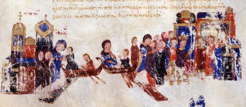 5. Η Θεοδώρα επιστρέφει από το Πετρίον στην