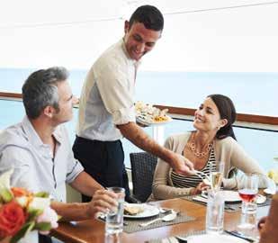 WORLD CLASS DINING Ορισμένες από τις πιο αγαπημένες στιγμές της ζωής εμφανίζονται γύρω από το τραπέζι και κάθε γεύμα με την Seabourn είναι μια άλλη ευκαιρία για να το γιορτάσετε.