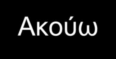 Μέθοδος Διδασκαλίας / Παραμένουσα Γνώση Ακούω