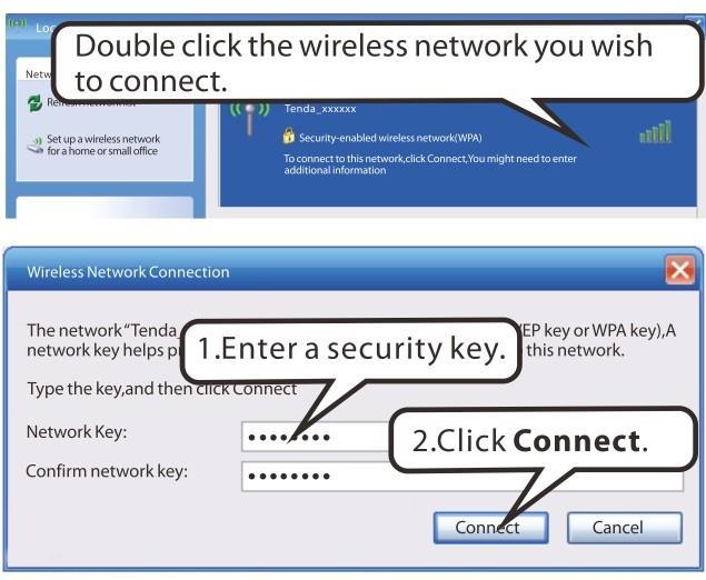 Παράρτημα 2 Σύνδεση στο ασύρματο δίκτυό σας Windows XP α). Πιέστε Έναρξη-> Ρυθμίσεις -> Πίνακας ελέγχου. β).