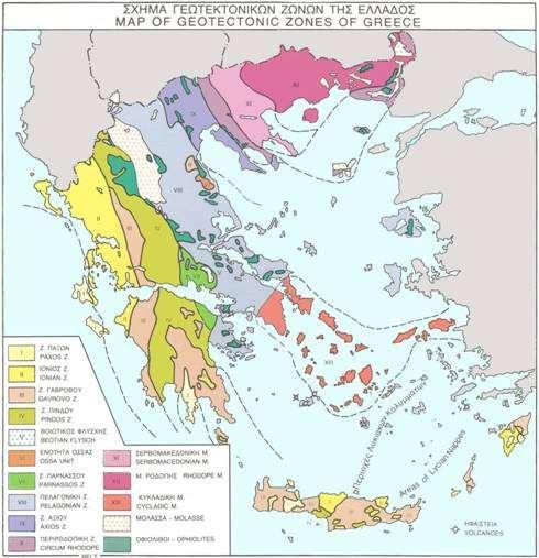 2.1.1 ΛΙΘΟΛΟΓΙΚΑ ΚΑΙ ΣΤΡΩΜΑΤΟΓΡΑΦΙΚΑ ΧΑΡΑΚΤΗΡΙΣΤΗΚΑ Το γεωλογικό καθεστώς στον νομό Αχαΐας απαρτίζεται από την εμφάνιση τριών γεωτεκτονικών ζωνών: α) Ιόνιος β)γαβρόβου-τριπόλεως και γ)ωλονού-πίνδου.