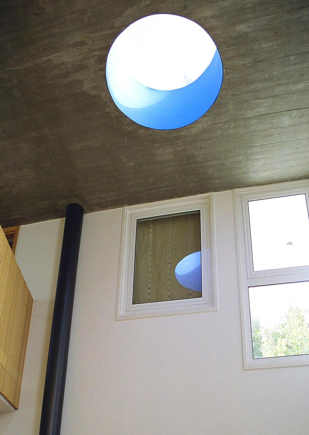 φεγγίτης οροφής για απαγωγή θερμού αέρα κατοικία Έρικας Κουμουλή στο