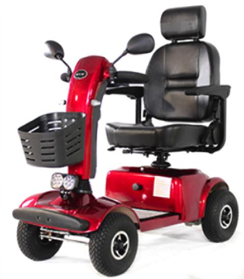 127 cm 62 cm 09-2-134 MOBILITY SCOOTER VT64025 Μοντέρνα σχεδίαση και εύκολο στην οδήγηση.