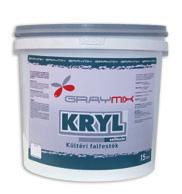 Graymix vonkajšie farby Graymix Kryl na maľovanie vonkajších povrchov(betón, tehla, Ytong), na úpravu farebných fasád, premaľovanie na báze vodnej disperzie a syntetických živíc, tónovateľná,