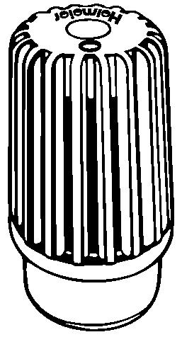 Visoka odpornost na udarce (do 1000N ~ 100 kg upogibne obremenitve).