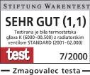 Tehnični podatki Zavarovano proti prevelikemu gibu. Pregledne označbe 1 do 5. * Zaščita proti zmrzali. Maks. temperatura zaznavanja 50 C. Zapiralni čas 24 min.