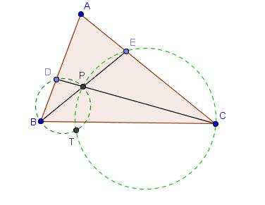 ΘΕΜΑ 226 (ΣΩΤΗΡΗΣ ΛΟΥΡΙΔΑΣ ) Δίνεται τρίγωνο ABC και σημείο P στο εσωτερικό του. Θεωρούμε D το σημείο τομής της CP με την AB ( Συμβολικά D CP AB και E BP AC.