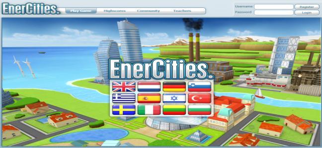 Παιχνίδια μάθησης 1 ο παράδειγμα: http://www.enercities.eu/game.