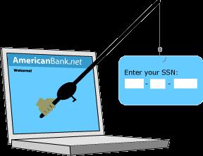 Πληροφορίες που μπορεί να ζητήσουν οι ιστότοποι ηλεκτρονικού ψαρέματος (phishing): Ονόματα χρηστών και κωδικούς πρόσβασης Αριθμούς κοινωνικής