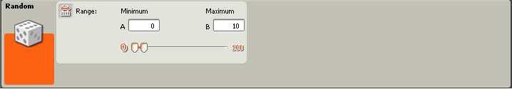 3. Τυχαίες τιµές µε το Random Block 3.1 Τι κάνει ένα Random Block; Το Random Block δηµιουργεί τυχαίους αριθµούς.