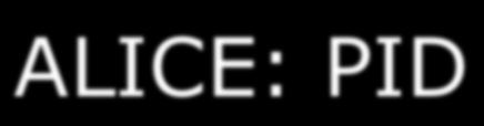 ALICE: PID detectors