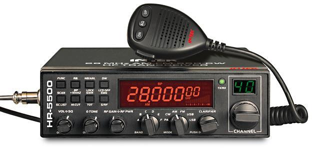 CB Αυτοκινήτου HR 5500 Πεπιοσή ζςσνοηήηυν 28.000-29.700 MHz - HF 10 Meter Band. AM / FM / SSB / CW. Πεπιοσή ζςσνοηήηυν 25.615-30.105 MHz (HR-5500EX version μόνο).