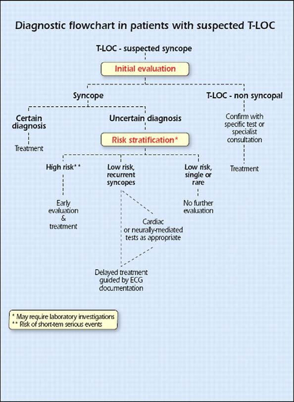 Diagnostic flowchart in patients with suspected