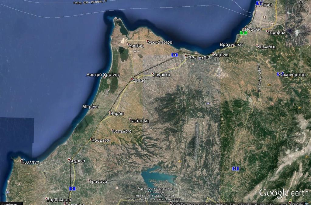 Σταθμοί Τμήμα: Πάτρα-Σ.Σ. Καβάσιλων: ΠΑΤΡΑ Κ.