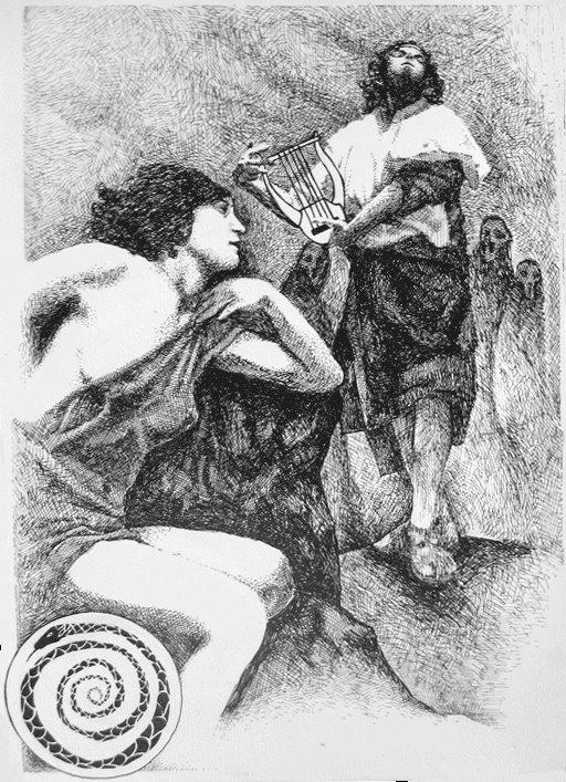 ORFEO Καλλιόπης μὲν οὖν καὶ Οἰάγρου παῖς ἦν Ὀρφεὺς, ὃς ἀσκήσας κιθαρῳδίαν καὶ ᾄδων ἐκίνει λίθους τε καὶ δένδρα.