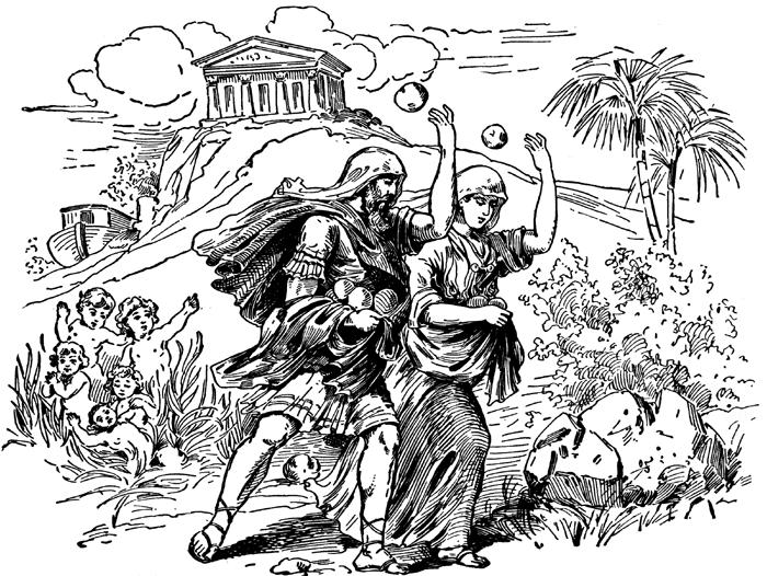 DEUCALIÓN Y PIRRA Δευκαλίων δὲ Προμηθέως παῖς ἐγένετο.