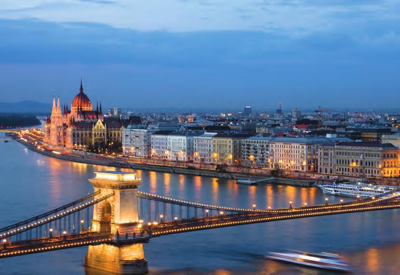 Ομαδικά Ταξίδια στην Ευρώπη Βουδαπέστη Δούναβη 1η μέρα: Αθήνα - Βουδαπέστη κατά μήκος του Δούναβη.