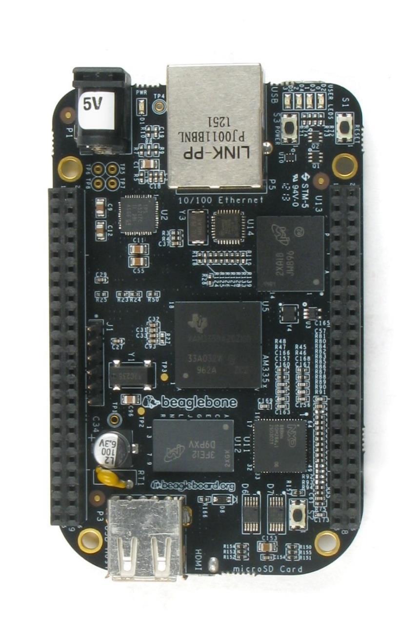BeagleBone Black AM335x 1 GHz ARM Cortex-A8 512 MB DDR3 RAM USB Ethernet